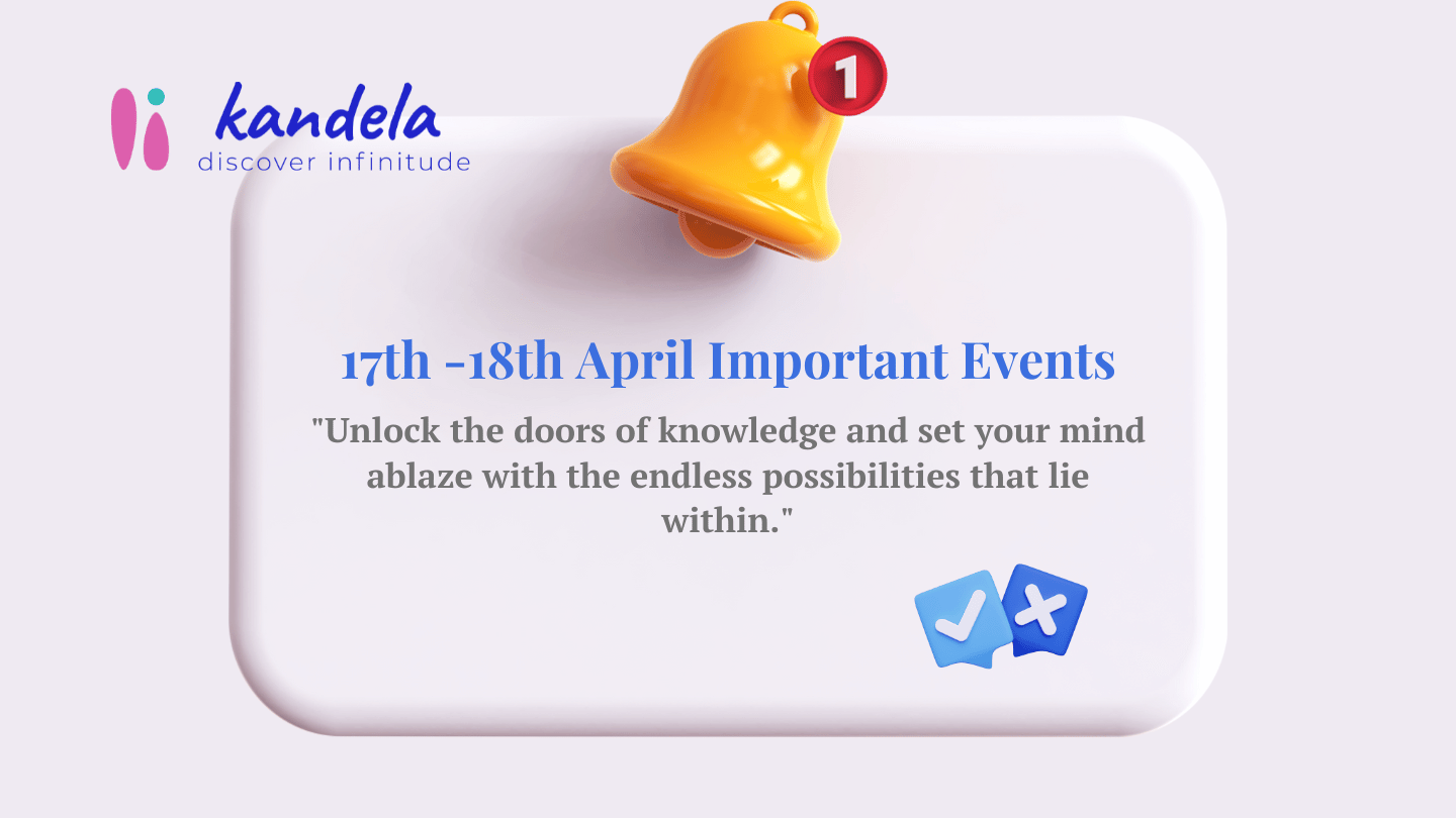 17th -18th April Important Events (Presentation (169))
